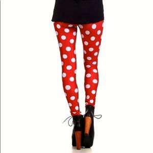 Poprageous Minnie Mouse leggings